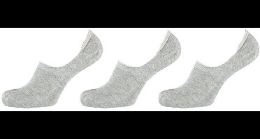 Apollo - 6-Pack - Bamboe Footies - Badstof Voetbed - Hypoallergeen - Heren / Dames - grijs - 35-38 - 121476000