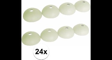 ProPlus Tentharingbeschermers - 24x stuks - glow in the dark - tentharing beschermkapjes