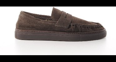 Copenhagen heren loafer Piraeus suède donkerbruin