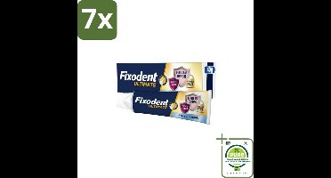 7 x Fixodent Kleefpasta Ultimate Fresh 40 gr - Grootverpakking - Kleefpasta Kunstgebit - Fixatie Kunstgebit - Voedselresten Voorkomen - Frisse Muntsmaak - Draagcomfort Kunstgebit