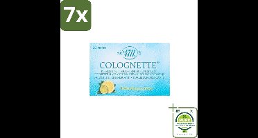 7 x 4711 – Colognette Tissues – Citrus – 20 Doekjes - Grootverpakking - 4711 Colognette Citrus - Verfrissingsdoekjes - Citrusgeur - Frisse Geur - Handdoekjes