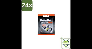 Gillette Contour Plus – Wegwerpscheermesjes – 10 mesjes - Voordeelverpakking - 24 stuks - Scheermesjes - Scheermes