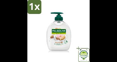 1 x Palmolive Handzeep Naturals Amandel Melk 300 ml - Handzeep - Handen Reinigen - Handen Verzorgen - Amandelmelk - Aloëvera