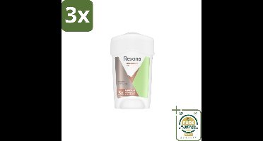 3 x Rexona Deodorant Stick Cream Maximum Protection Sport Strength 45 ml - Grootverpakking - Anti-transpirant - Sport - Zweet - Geur - Deodorant