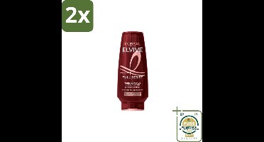 L’Oréal Paris Elvive – Conditioner – Full Resist – 250 ml - Voordeelverpakking - 2 stuks - Haaruitval - Kwetsbaar haar