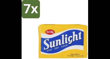 7 x Sunlight – Huishoudzeep – Klassiek – 150 g - Sunlight Zeep - Huishoudzeep - Klassieke Zeep - Zeep Voor Kleding - Zeep Voor Huid