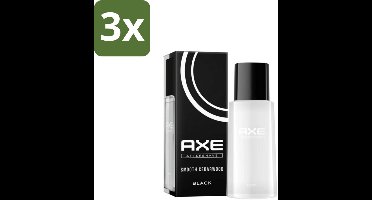 Axe – Aftershave – Black – 100 ml - Bulkverpakking - 3 stuks