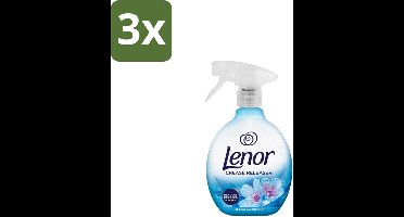 3 x Lenor – Crease Releaser Spray – Spring Awakening – Kreukverwijderaar & Textielverfrisser – 500 ml - Kreukverwijderaar - Textielverfrisser - Stofverfrisser - Stofverzorging - Stofverzorging
