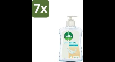 7 x Dettol – Handzeep Gevoelige Huid – Mild & Verzorgend – 250 ml - Gevoelige Huid - Handhygiëne - Antibacteriële Handzeep - Handzeep Voor Gevoelige Huid - Glycerine Handzeep