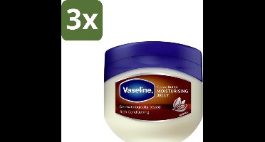 3 x Vaseline – Moisturising Jelly – Cocoa Butter – Verzorgend - 100 ml - Huidverzorging - Vochtigheid - Huidbarrière - Droge Huid - Gevoelige Huid