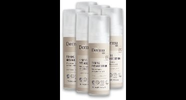 Derma Eco Anti-age Serum - Hyaluronzuur en Vitamine E - Parfumvrij - AllergyCertified - 6 x 30 ml