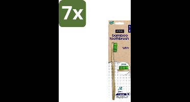 7 x Sence - Bamboo - Tandenborstels - Medium - Set van 3 - Groen - Tandenborstel - Bamboo - Duurzaamheid - Milieuvriendelijk - Vegan