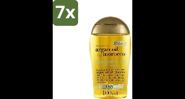 OGX - Argan Oil of Morocco - Haarolie - Penetrating Oil - Intensief Herstel - 100 ml - Bulkverpakking - 7 stuks