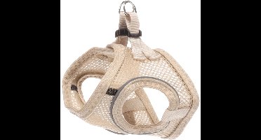 Flamingo Hond Harnas Step&Go Bento Beige L 32-37cm 42-46cm