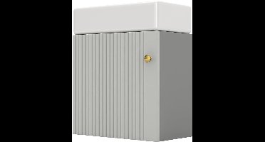 Wastafelmeubel – Badkamermeubel – Onderkast – Badmeubel – Keramische Wastafel – Massief Hout – Soft-Close Scharnier