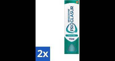 2 x Sensodyne - Tandpasta - Proglasur Fresh & Clean - Dagelijkse Bescherming - 75 ml - Tandpasta - Tanderosie - Glazuurslijtage - Bescherming Tegen Zuren - Gevoeligheid
