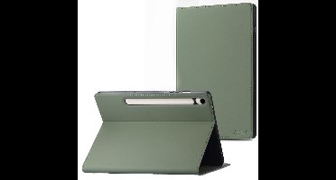Accezz Tablet Hoes - Geschikt voor Samsung Galaxy Tab S10 FE / Galaxy Tab S9 11.0 inch FE / Galaxy Tab S9 11.0 inch / Galaxy Tab S10 Lite - Classic Tablet Case - Groen