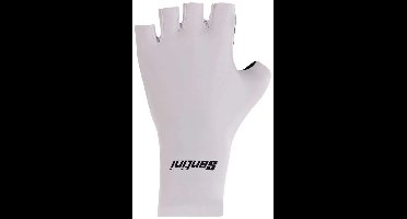 Santini Madss Korte Handschoenen Wit L Man,Vrouw