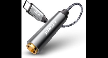 USB-C naar 6.35 mm Vrouwelijk Audio Adapter Kabel voor Versterkers en Laptops