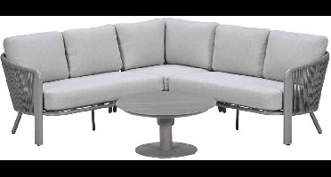 Garden Impressions Ryan hoek loungeset 4-delig - taupe