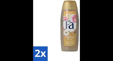 2 x Fa - Oriental Moments - Douchecrème - Woestijnroos & Sandelhout - 250 ml - Douchecrème - Sandelhout - Woestijnroos - Oriental - Fa