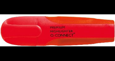 Q-CONNECT Premium markeerstift, rood 10 stuks