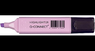 Q-CONNECT markeerstift pastel, violet 10 stuks