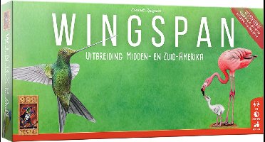 999 Games - Wingspan uitbreiding: Midden- en Zuid-Amerika Bordspel