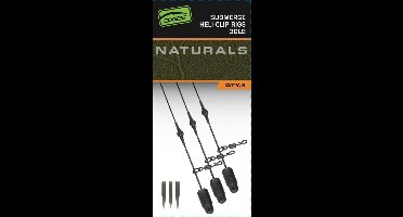 Fox Edges Naturals Submerge Heli-Clip Rigs 30lb 3st.
