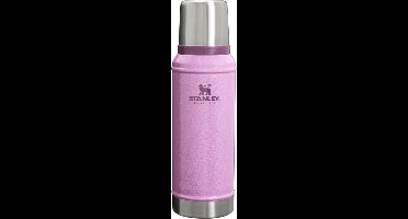 Stanley Classic Legendary Vacuum Bottle 0.94L (Hammertone Lilac) – Thermosfles RVS – Dubbelwandige Vacuüm Isolatie – Lekvrij – Houdt Drank 24 Uur Warm/Koud – Duurzame Outdoor Drinkfles