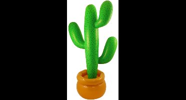 Opblaasbare cactus - 87 cm - feest versiering - Mexico of Tropische Hawaii thema - PVC