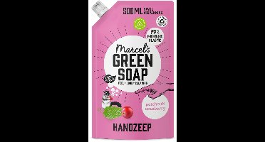 Marcel's Green Soap Handzeep Navulling - Patchouli & Cranberry - 500 ml