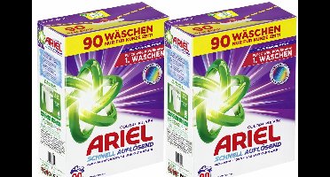 2x Ariel color waspoeder 4,8 kg - 160 wasbeurten met vlek weg power voor bonte was - snel oplossend ideaal voor koud wassen totaal 9.6 KG