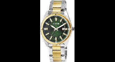 Raptor Herenhorloge van roestvrij staal RA20405 "Nikolle" met roestvrijstalen band en datumweergave, 3ATM,