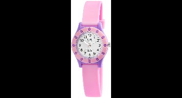 Q&Q Q+Q kinderhorloge VQ13J013Y siliconen armband, 10 bar waterbestendig, meisje, communie
