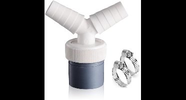 Afvoeraansluitstuk Wasmachine - Dubbele Verbinding - Universele Toepassing