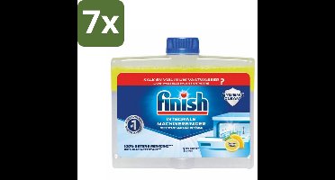 Finish - Integrale Machinereiniger - Hygienic Clean - Anti-Kalk & Anti-Vuil - Citroen - 250ml - Bulkverpakking - 7 stuks