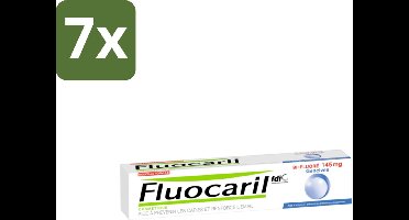 Fluocaril - Tandpasta - Met Fluoride - 75 ml - Bulkverpakking - 7 stuks
