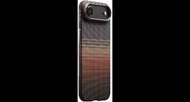 PITAKA Ultra-Slim Case - Hoesje Geschikt voor Apple iPhone Air - Compatibel met MagSafe - 600D Aramidevezel Back Cover - Ultra Dun - Sunset