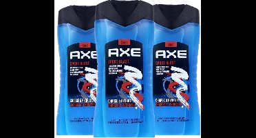 Axe 3in1 Douchegel - Sport Blast - 3 x 250 ml