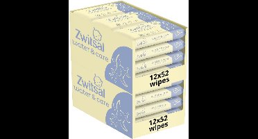 Zwitsal - Billendoekjes- Water & Care met Zwitsalgeur - 1248 babydoekjes - 24 x 52 stuks