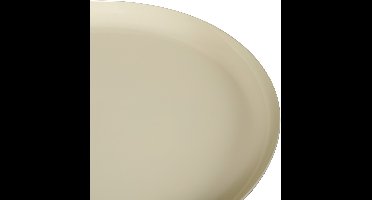 Bijzettafel Bolo - Metaal - Creme/Wit - 34 x 46 x 34 cm (BxHxD)