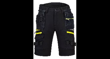 Portwest DX4 afneembare korte broek met holsterzakken DX444 - Zwart - 38