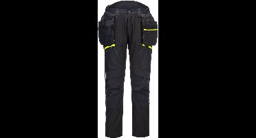 Portwest DX4 Softshell Broek met afneembare holsterzakken DX450 - Zwart - 42