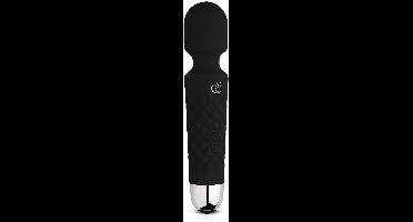 EasyToys - Mini Wand Vibrator - Wandvibrator - Ook voor Massages - Oplaadbaar - Waterproof - Wand Vibrator - Vibrator - Vibrators voor Vrouwen - Sex Toys voor Vrouwen - Vibrators - Zwart
