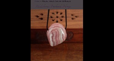 Rhodochrosiet Geboorde Getrommelde Hanger