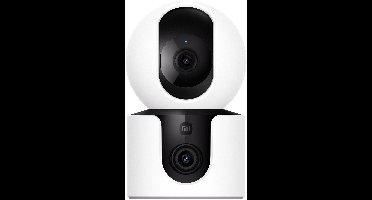 Xiaomi Smart Camera C300 Dual - Beveiligingscamera Binnen - Dubbele Lens - 2K Resolutie - Wifi - Nachtzicht - AI Bewegingsdetectie - Pan Tilt PTZ - MicroSD Opslag - Tweeweg Audio