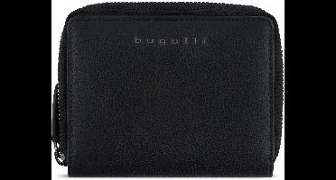 Bugatti Mira Portemonnee Leer 13 cm - Dames - Horizontaal - schwarz