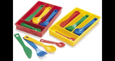 Dantoy bestekbak speelgoedset - 17-delig multicolor educatief.