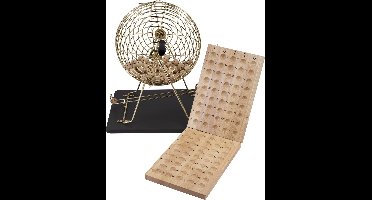 Kienmolen Compleet – Met Houten Controlebord & 90 Houten Ballen – Metalen Korf Ø 30 cm – Complete Kien Set voor Thuis & Spelavonden – Engelhart